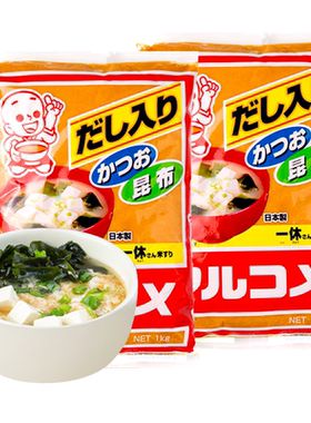 日本原装进口丸米一休味增酱1kg