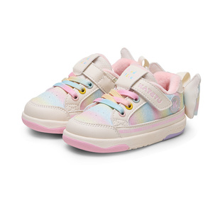 卡特兔2025冬季新款宝宝学步鞋加绒保暖软底防滑女童学步机能鞋