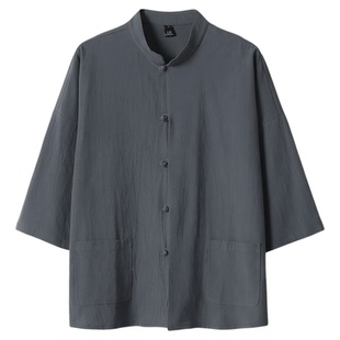 仙风道骨经典盘扣民族服休闲唐装改良汉服中国风复古棉麻茶禅服装