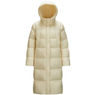 陈都灵同款森马羽绒服女长款过膝三防2025冬季新款宽松连帽厚外套