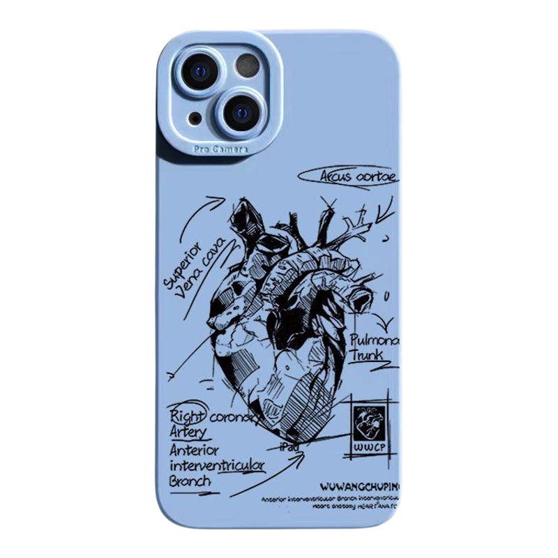 华为畅享90心脏手绘图适用iPhone12苹果13创意红米TURBO5瞳眼14ProMax软小米17手机壳16PLUS小众红米k80Ultra