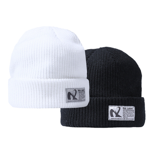 RELABEL 定番产品 定制品牌logo刺绣标男女厚实针织毛线冷帽