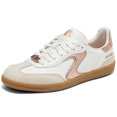 斯凯奇德训板鞋2025年新品女士板鞋T头鞋复古街头潮流运动休闲鞋