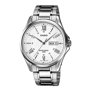 casio卡西欧手表男士商务款石英电子学生正品非机械MTP-1384D-7A