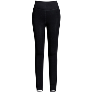 鄂尔多斯市100%纯羊绒裤女外穿加绒加厚护腰保暖裤高腰一体打底裤