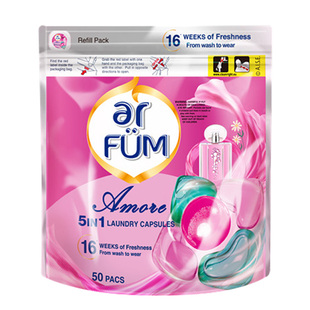 纺优美洗衣凝珠玫瑰五色心心珠洁净去渍除菌除螨持久留香正品