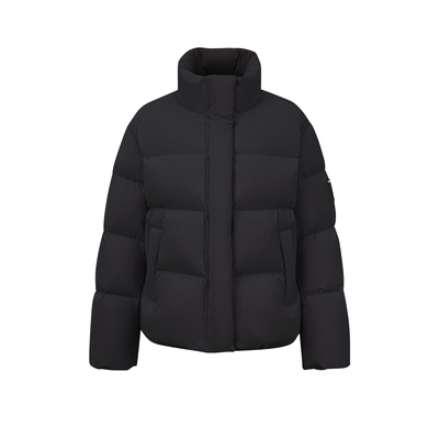 雅鹿短款羽绒服女立领面包服外套