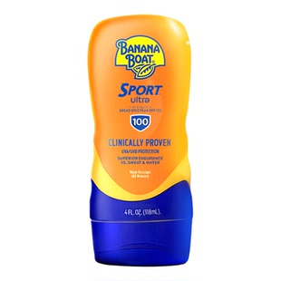 香蕉船防晒霜SPF100高倍户外运动身体防水防汗118ml