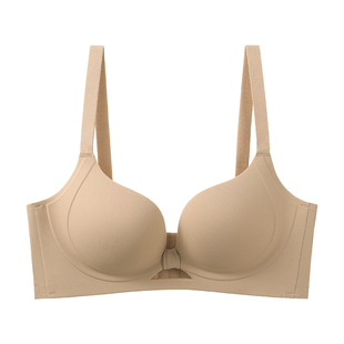 OEING粉底液内衣小胸显大聚拢提拉上托防下垂隐形无痕文胸罩套装