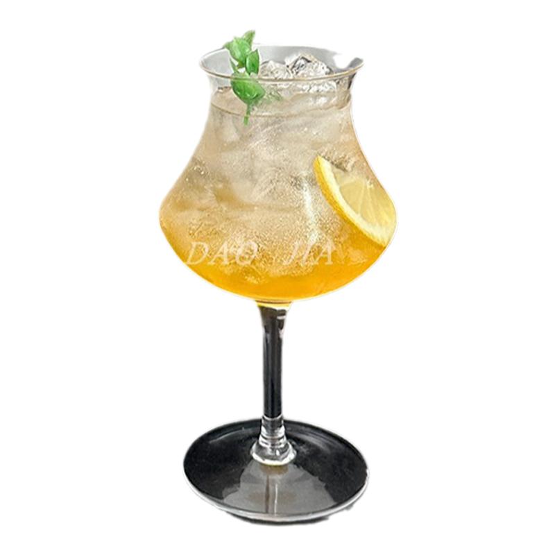 钱道嘉复古鸡尾酒杯花瓶创意造型