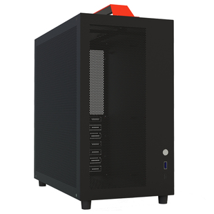 九号半A9Air迷你atx机箱大板台式机便携黑diyMESH侧板紧凑小机箱