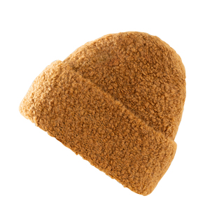 Mossun陌上阿尔巴卡系列SURI幼羊驼毛锁温帽百搭保暖针织冷帽女冬