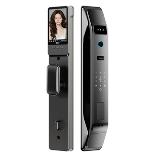 掌静脉指纹锁3D人脸识别智能门锁可视对讲电子锁家用防盗门密码锁