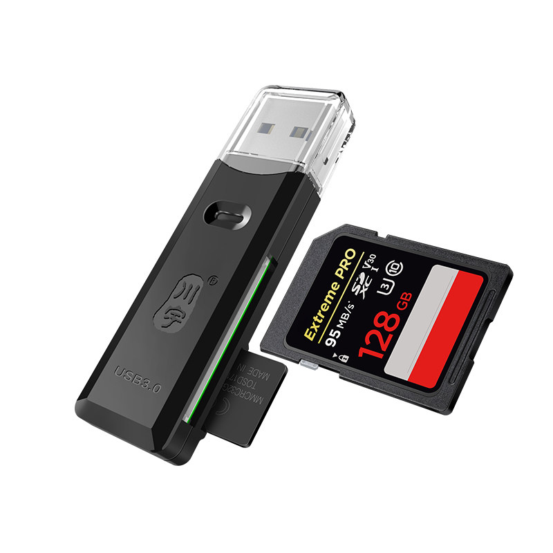川宇usb3.0读卡器sd卡tf高速通用佳能单反相机内存卡多功能转换器