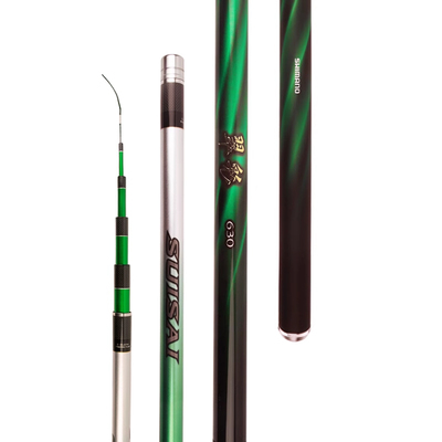 禧玛诺振出式台钓竿翠彩