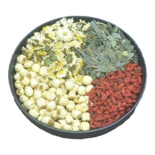 淡竹叶菊花莲子枸杞子茶 儿童心火旺睡不好清心安神沁芳宁中药7付