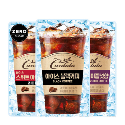 韩国进口黑咖啡即饮袋装韩剧同款