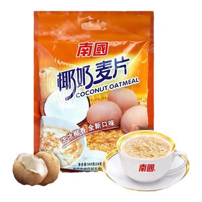 南国560g袋装代餐冲饮椰奶麦片