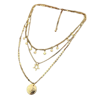 s59外贸欧美饰品时髦唯美秀气百搭素链ins高级感多层气质颜值项链