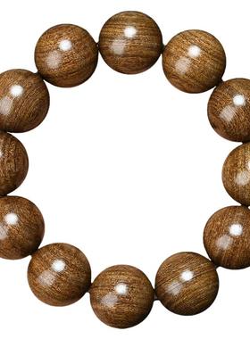 正宗金丝檀木手串男女老料檀香木楠木手链108颗佛珠念珠单圈文玩