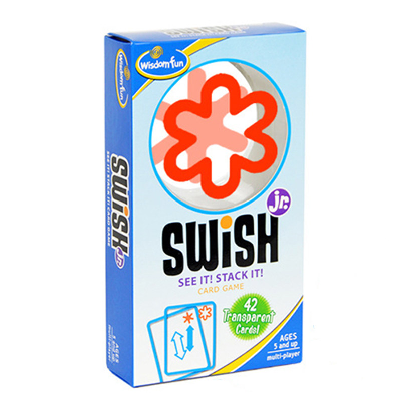 美国Wisdomfun叠影重重Swish卡牌游戏心相益智逻辑思维桌游玩具5+