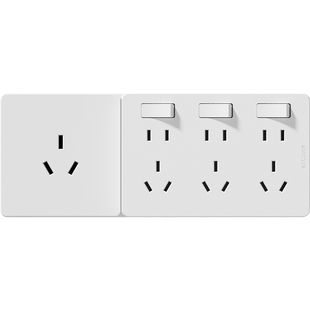 16A扩展式插座大功率带开关无线插排空调插座接线板多功能转换器