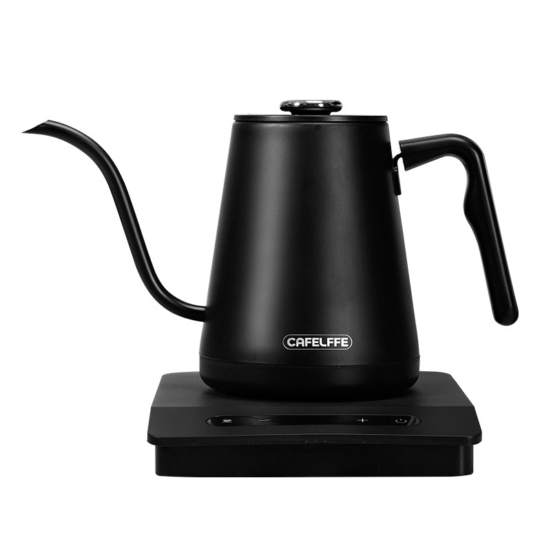 CafeLffe聚咖咖啡手冲壶家用不锈钢电热水壶泡茶细口长嘴控温壶