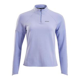 迪卡侬长袖网球速干衣保暖上衣跑步运动T恤瑜伽服健身服女SAL6