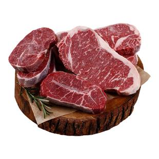 肉管家原切谷饲西冷Choice级谷饲板腱牛排1200g冷冻生鲜牛扒