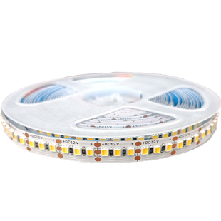 LED双色温灯带12v24伏 三色可调光变色 白4000k暖光 自粘智能灯条