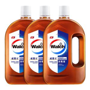 威露士消毒液1L*3瓶家用杀菌衣物洗衣消毒水地板家居清洁除菌剂