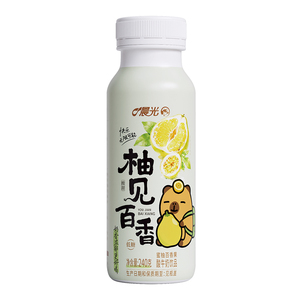 晨光酸牛奶低温饮品柚见百香240g*12瓶早餐夏天冷饮解腻冷链运输