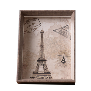 木质挂墙相框摆台678 10寸美式复古乡村风格创意家居饰品相片画框