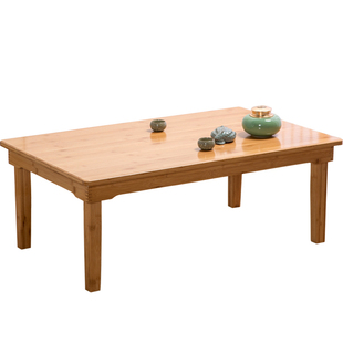 楠竹可折叠炕桌炕几榻榻米桌子飘窗几吃饭桌实木方桌小茶几矮桌竹