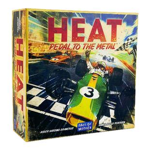 HEAT英文火爆狂飙赛车多人成年休闲聚会桌游卡牌游戏暴雨扩隧道扩