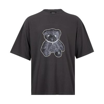 we11done男女同款印花短袖