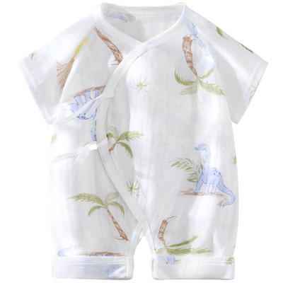 夏薄款，宝宝短袖长裤连体衣