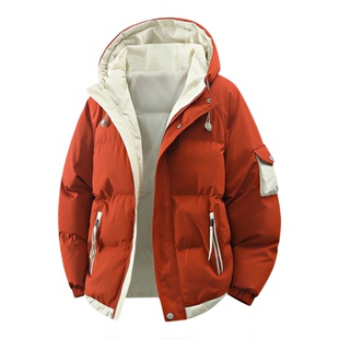 男加厚棉衣冬季连帽宽松晋江棉服保暖面包服青年棉袄外套短款潮牌