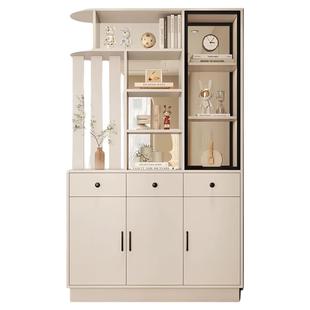 玄关柜鞋柜一体双面可开门厅隔断酒柜2025新款客厅屏风