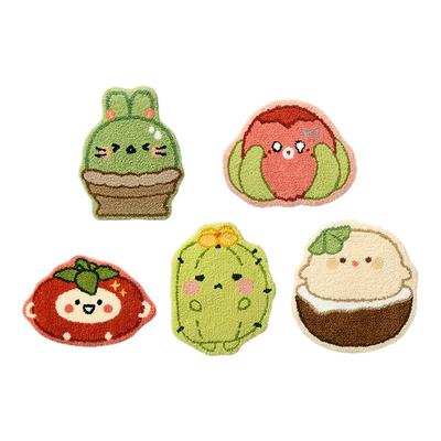 MINISO恋与深空毛绒地垫可爱防滑