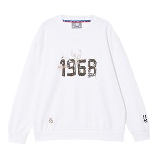 杰克琼斯秋季新款NBA联名雄鹿队略宽松潮流舒适圆领卫衣男款男装