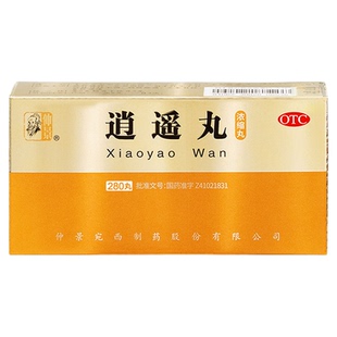 仲景逍遥丸280丸疏肝健脾月经不调养血更年期胸肋胀痛头晕妇科