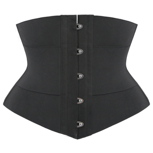 新款加长塑身腰封3层弹力加固收腹束腰紧身腰夹 五扣塑形运动胸衣