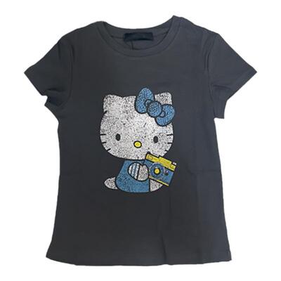 夏季新款印花凯蒂猫短袖T恤女