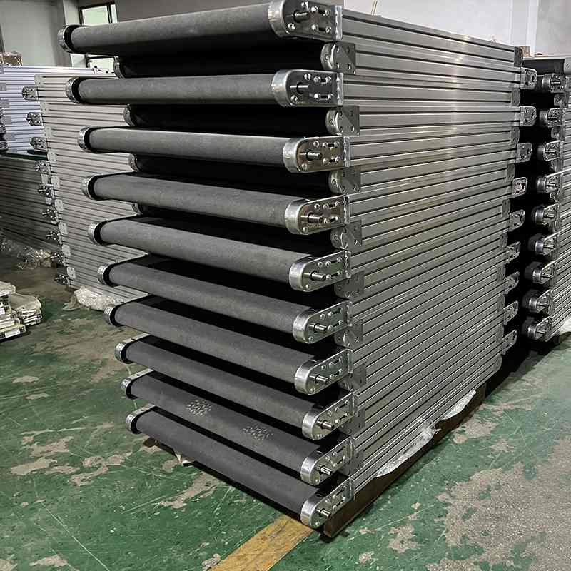 毛毡带输送线装配生产流水线摩擦轮装配线显示器传送带输送机