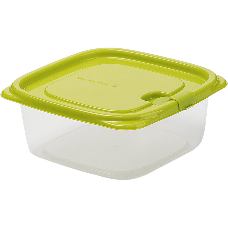 茶花保鲜盒塑料食品收纳盒可微波