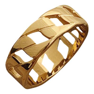 magicboxacc欧美钛钢链条戒指