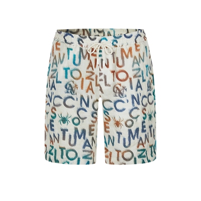 C'N'C休闲短裤苎麻花版