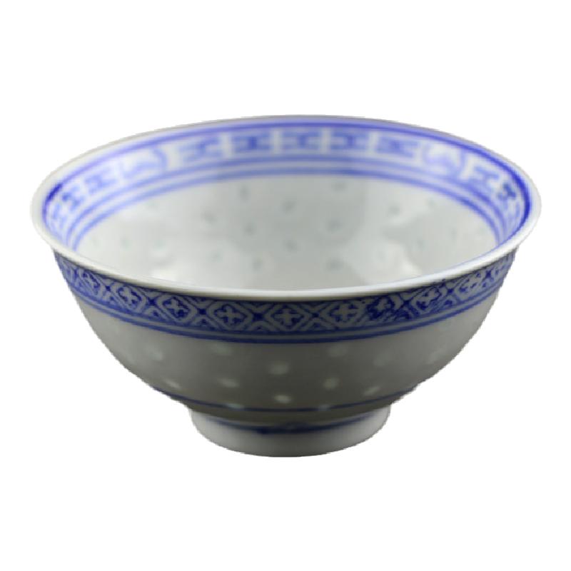 景德镇青花玲珑茶碗品茶杯