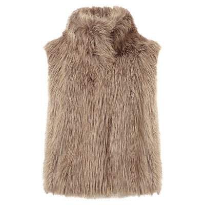 ChicChick摩登复古肉桂棕马甲